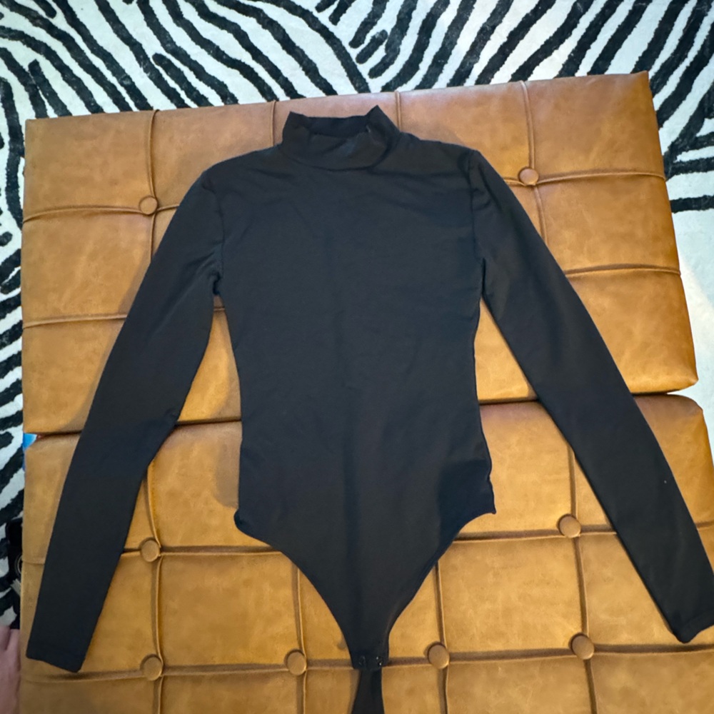 Aritzia Long Sleeve mockneck bodysuit